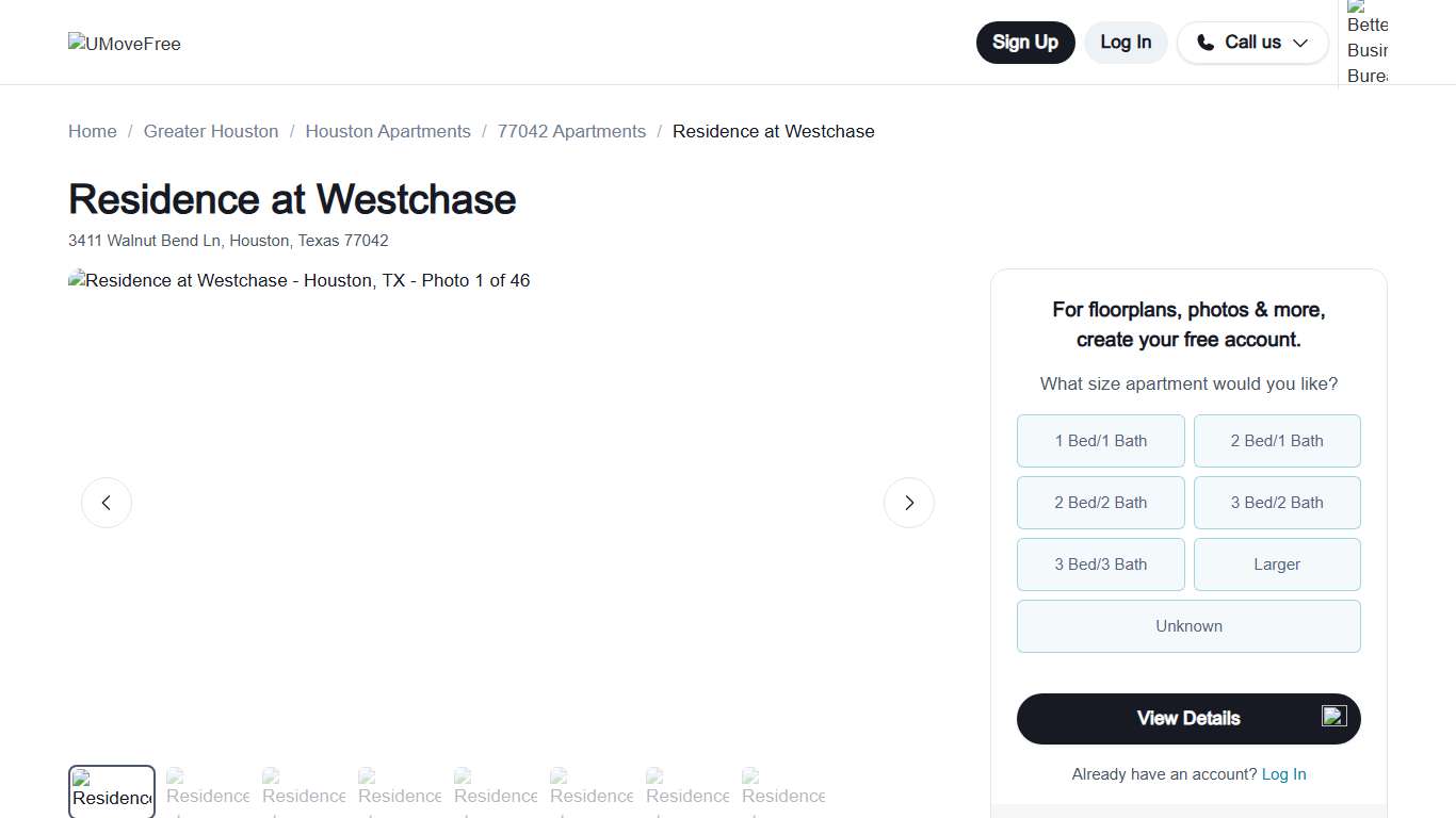 Residence at Westchase Houston - View Floorplans, Photos & More